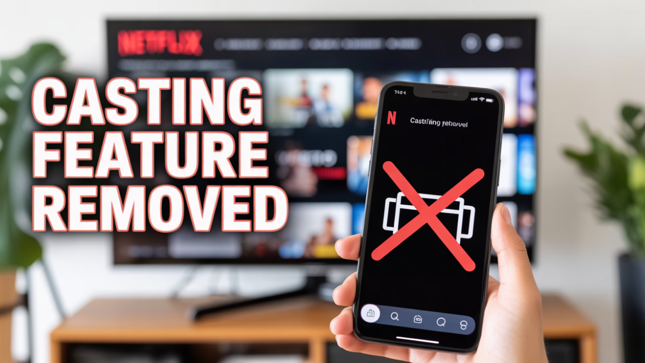 Netflix Casting Support Removal: Mobile App to Smart TVs & Streaming Devices Update